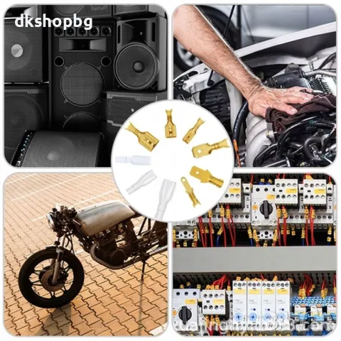 4399 Клещи за кримване SN-48B  с 315 броя кабелни обувки и изолатори, снимка 6 - Клещи - 48987669