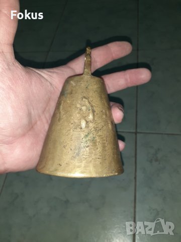 Голям стар бронзов чан звънец хлопка камбана, снимка 5 - Антикварни и старинни предмети - 43945878
