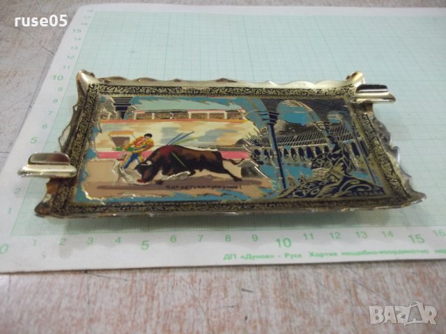 Пепелник метален испански, снимка 2 - Други ценни предмети - 33313902