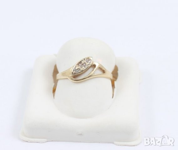 нов златен пръстен 48775-3, снимка 3 - Пръстени - 39599764