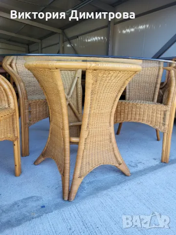 Комплект ратан, снимка 4 - Градински мебели, декорация  - 48008957