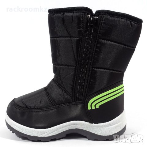 Апрески за деца здрав не промокаем модел в черно и зелено, снимка 3 - Детски боти и ботуши - 43324022