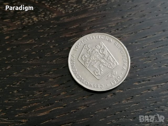 Монета - Чехословакия - 2 крони | 1980г., снимка 2 - Нумизматика и бонистика - 28359896