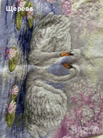 Гоблен - Езеро с лебеди