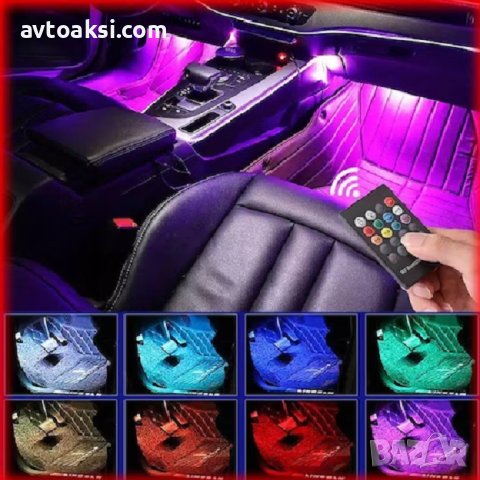 Музикална RGB LED Осветление за интериор за МПС-YF0009, снимка 3 - Аксесоари и консумативи - 43725154