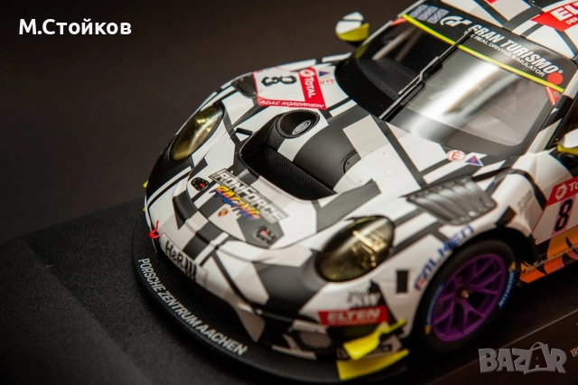 Porsche GT3R Minichamps 1/18, снимка 11 - Колекции - 52675798