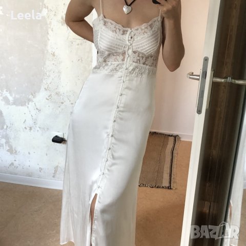 Рокля от сатен ZARA, снимка 9 - Рокли - 40864819