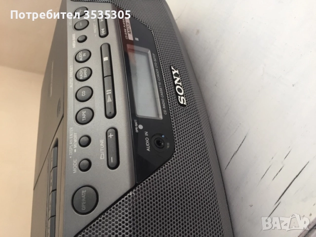 Радио-касетофон  CD SONY, снимка 5 - Радиокасетофони, транзистори - 51860318