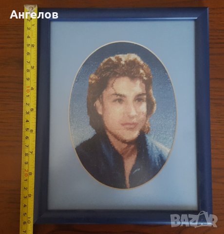 Бродиран портрет на Освалдо Риос, уникат!