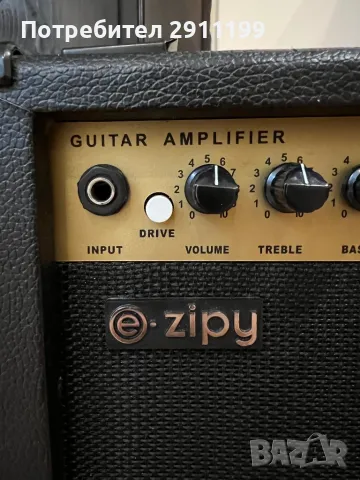 Усилвател за китара E-Zipy, снимка 2 - Ресийвъри, усилватели, смесителни пултове - 49943495