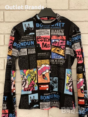 Блузка Комикс С/М размер, снимка 5 - Блузи с дълъг ръкав и пуловери - 40281785