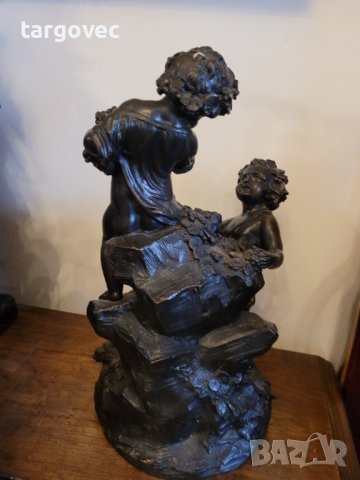 Прекрасна бронзова скулптура статуетка, снимка 2 - Декорация за дома - 44139030