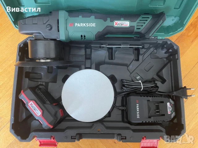 Parkside Акумулаторна орбитална машина за полиране и шлайфане 20V с регулиране на оборотите., снимка 2 - Други инструменти - 51257962
