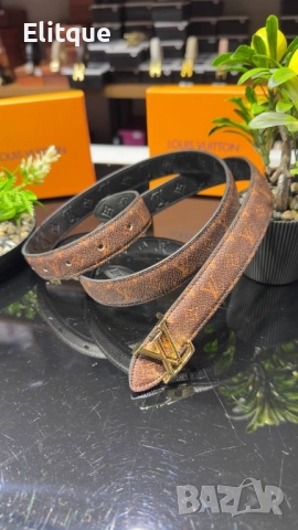 колани от естествена кожа в кутия Louis Vuitton , снимка 10 - Колани - 52509544