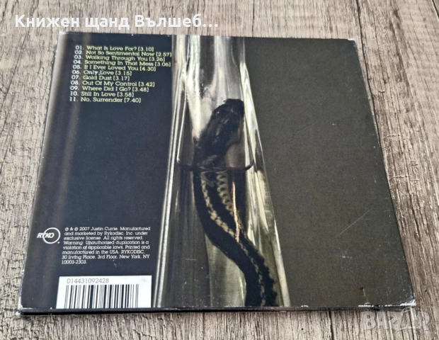 Компакт Дискове - Поп - Рок: Justin Currie – What Is Love For - CD Digipack, снимка 2 - CD дискове - 51836045