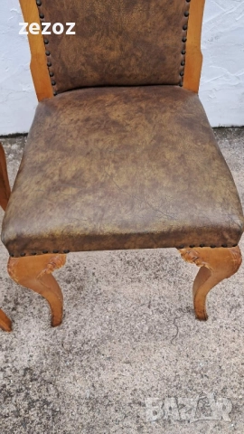 Стол и табуретка масив, снимка 5 - Столове - 52213332