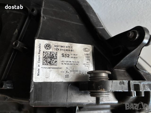 Фар за Фолксваген Голф 7, снимка 5 - Части - 52489525