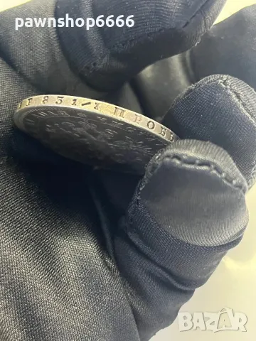 Сребърна монета Руска империя 1 рубла, 1877 Маркировка на МД 'СПБ HI' - Николай Йоса, снимка 10 - Нумизматика и бонистика - 48282346