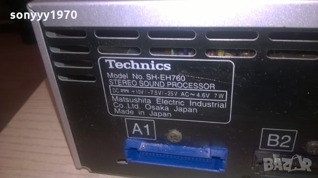technics sh-eh760-sound processor-made in japan-внос швеция, снимка 10 - Ресийвъри, усилватели, смесителни пултове - 28061276