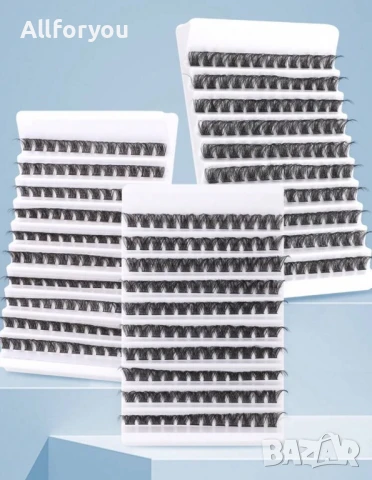 D curl  12-14 мм снопчета мигли ,клъстери