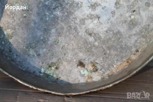 Медна тава за баница, снимка 5 - Антикварни и старинни предмети - 48882599
