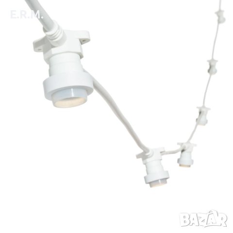 Висококачествен кабел за светлинна верига с приказни светлини е27 10бр. 5 метра , снимка 5 - Лед осветление - 43242976