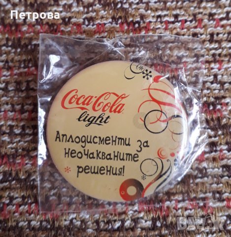 Значка Coca Cola нова, снимка 1