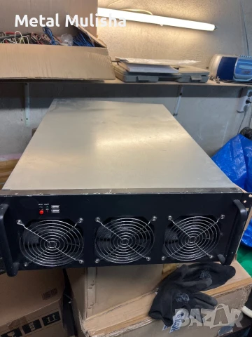 6U Компютърна кутия за копачка 4 видео карти