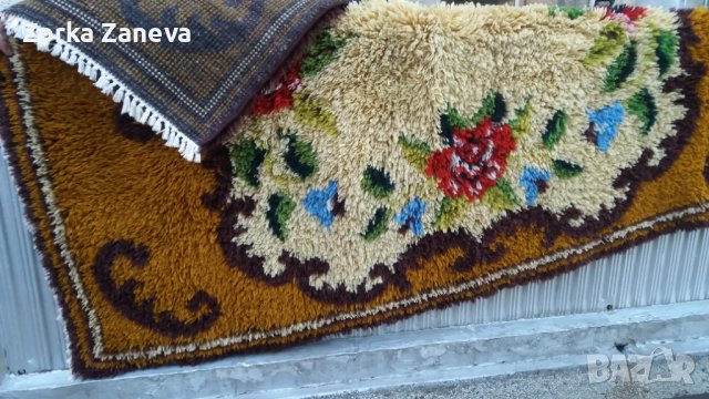 Китеник,цветен,200/130 см.Чиста вълна., снимка 2 - Покривки за легло - 37627949