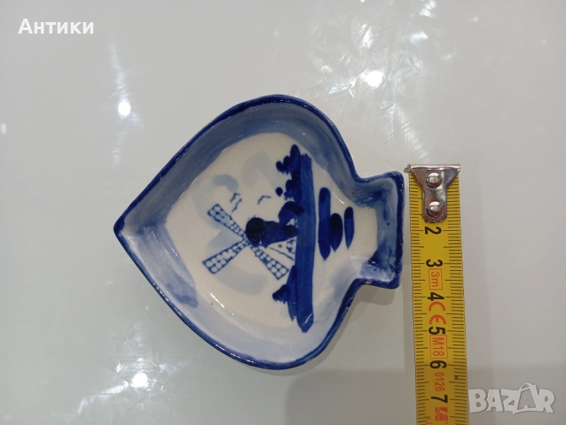 Порцеланова стара чинийка , снимка 4 - Чинии - 52661760