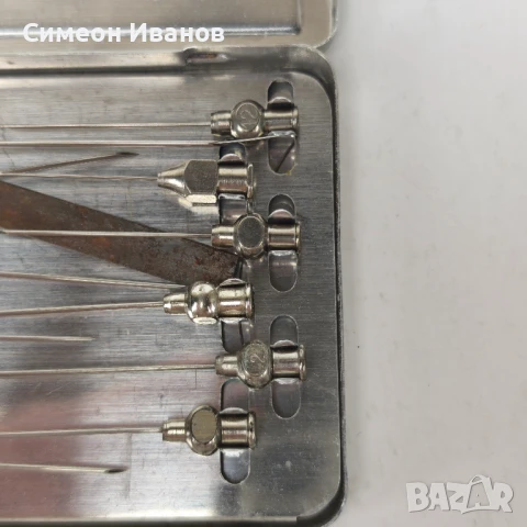 Стари игли за спринцовка Injekta Германия 12 броя #5961, снимка 5 - Други ценни предмети - 50473690