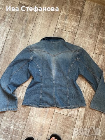 Еластично елегантно дамско  дънково  сако, снимка 11 - Сака - 37826901