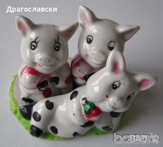 ПРАСЕ СВИНЯ бронз / месинг ФИГУРА СТАТУЕТКА метал, халба, солница, трите прасенца, снимка 9 - Декорация за дома - 28879176
