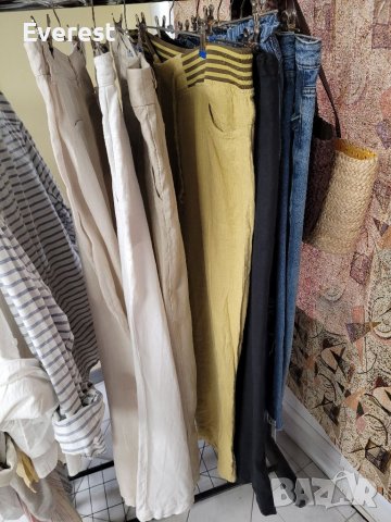 Различни ЛЕНЕНИ дрехи- бели ризи,бежеви панталони, чанти,кошници, ленено сако, снимка 10 - Ризи - 37180313