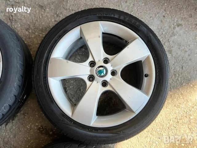 5х112 17 Джанти Skoda VW Seat Audi 5x112 Шкода Сеат Ауди Фолксваген, снимка 3 - Аксесоари и консумативи - 51734048