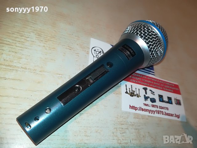 shure beta sm58s-profi-внос швеицария, снимка 2 - Микрофони - 28542014