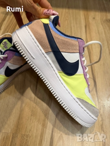 Оригинални кожени кецове Nike Air Force 1 Shadow! 42 н, снимка 5 - Маратонки - 51869510