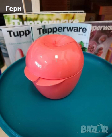 Tupperware  кутийка ябълка, снимка 4 - Кутии за храна - 36525564