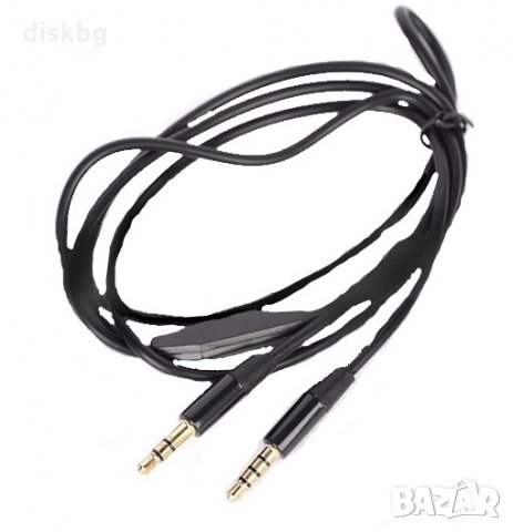 Нов аудио кабел AUX with MIC, снимка 2 - Кабели и адаптери - 33595294