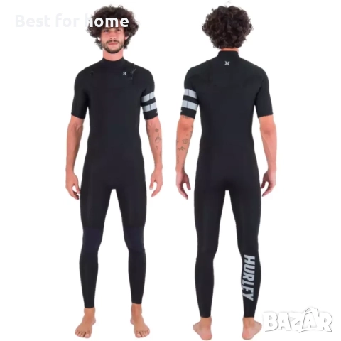 Мъжки неопренов костюм Hurley Advant 2/2 мм SS, снимка 2 - Водни спортове - 52594527