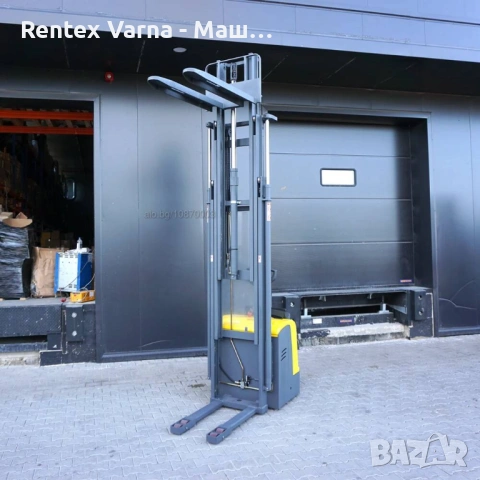 🚜 Палетен стакер ПОД НАЕМ и ПРОДАЖБА! Повдигай товари на височина лесно!, снимка 3 - Подемници - 53324089