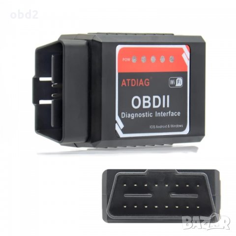 WiFi ELM327 V1.5 OBD2 адаптер за автодиагностика за iOS устройства, снимка 4 - Аксесоари и консумативи - 27521921