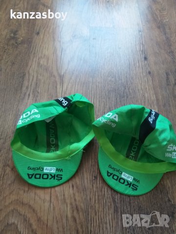 Škoda - тънки вело шапки КАТО НОВИ, снимка 5 - Шапки - 43803718