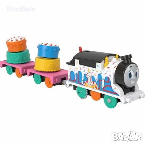 Оригинално моторизирано влакче Thomas & Friends - Wobbly Cake Thomas - Томас / FISHER PRICE