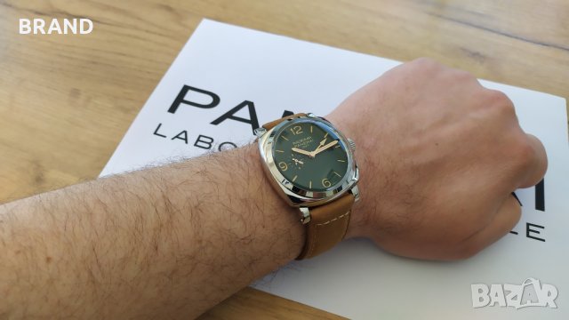 Мъжки часовник PANERAI RADIOMIR GMT - 45MM механичен клас 5A+, снимка 11 - Мъжки - 28262445