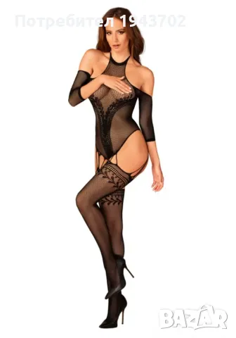 Целокупно боди с отворено дъно G333 Obsessive