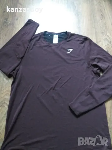 Gymshark Vital Long Sleeve T-Shirt - страхотна фитнес блуза L, снимка 5 - Блузи - 48146330