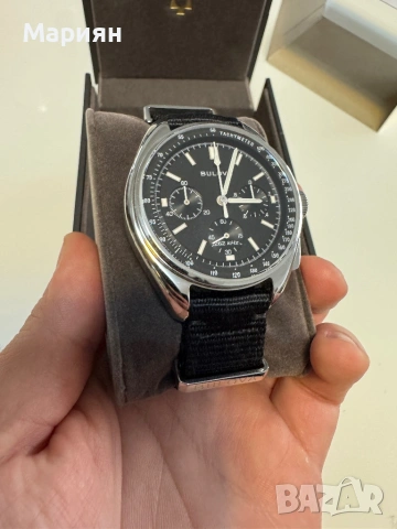 Bulova Lunar Pilot – Limited Edition Quartz Chronograph – Гаранция, снимка 2 - Мъжки - 53341036