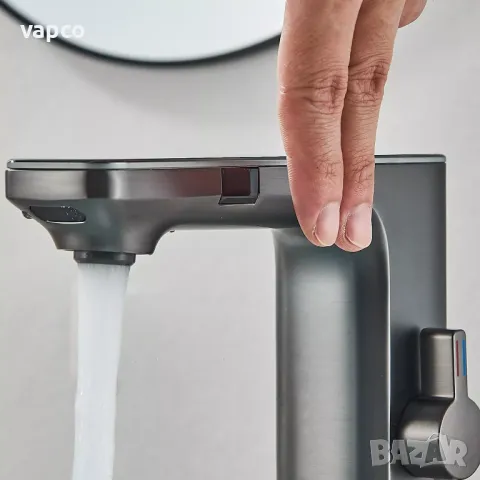 Модерен сензорен LED смесител за баня с дисплей W89, снимка 4 - Смесители - 48759475