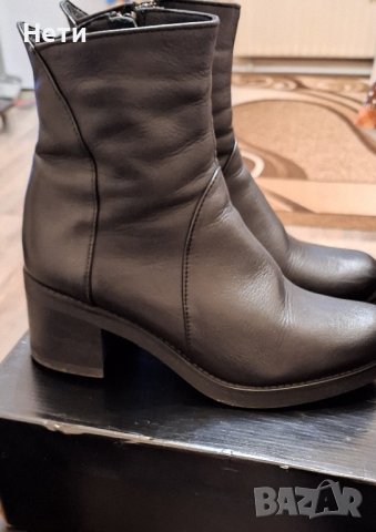 Дамски кожени боти!, снимка 3 - Дамски боти - 43184258